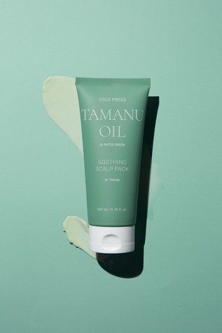 Заспокійлива маска з олією таману для шкіри голови та волосся &ndash; Rated Green Cold Press Tamanu Soothing Scalp Pack, 200 ml 7060 фото