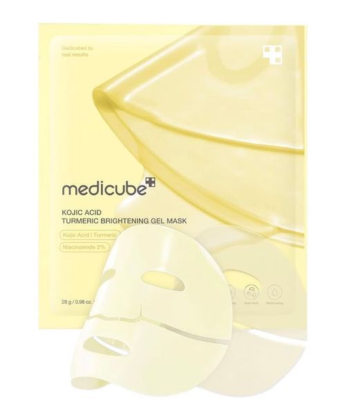 Освітлювальна гідрогелева маска з койєвою кислотою та куркумою &ndash; Medicube Kojic Acid Turmeric Brightening Gel Mask, 1 pc 3347 фото