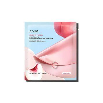 Гідрогелева колагенова маска з персиком та ніацинамідом &ndash; Anua Peach 70 Niacin Brightening Collagen Mask 2387 фото