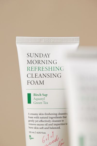 Освіжаюча пінка для щоденного вмивання з делікатним складом &ndash; Axis&ndash;Y Sunday Morning Refreshing Cleansing Foam, 120 ml 2525 фото