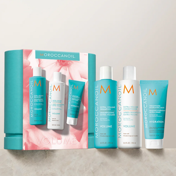 Подарунковий набір для надання екстра&ndash;об'єму тонкому волоссю &ndash; Moroccanoil Volume Set, 3 в 1 800871 фото
