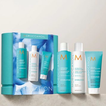 Подарунковий набір для інтенсивного зволоження та живлення волосся &ndash; Moroccanoil Hydration Set, 3 в 1 800872 фото