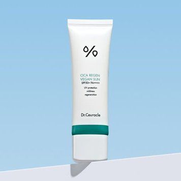 Сонцезахисний веганський крем з центелою азіатською &ndash; Dr. Ceuracle Cica Regen Vegan Sun SPF50+/ PA++++, 50 ml 2853 фото