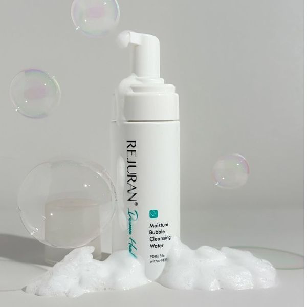 Бульбашкова зволожувальна пінка з полінуклеотидами c-PDRN &ndash; REJURAN Moisture Bubble Cleansing Water, 150 ml 10101 фото