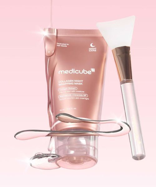 Колагенова нічна маска&ndash;плівка для пружності та здорового сяйва &ndash; Medicube Collagen Night Wrapping Mask, 75 ml 3310 фото