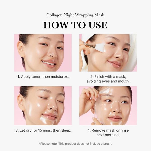 Колагенова нічна маска&ndash;плівка для пружності та здорового сяйва &ndash; Medicube Collagen Night Wrapping Mask, 75 ml 3310 фото