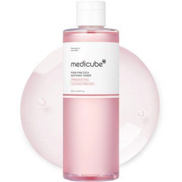 Заспокійливий тонер з полінуклеотидами та екстрактом центели &ndash; Medicube PDRN Pink Cica Soothing Toner, 250 ml 3330 фото